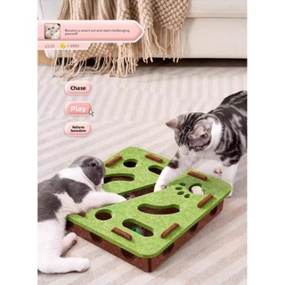 Self-Happy Boredom Relief Cat Toy Giáo dục Mê cung trêu chọc Chuông mèo