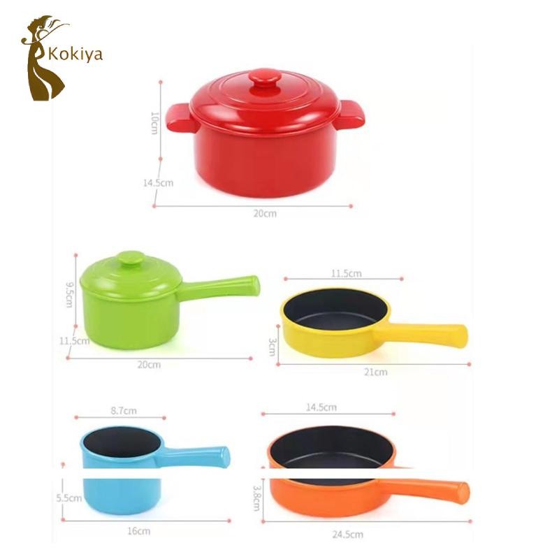 Bộ đồ chơi nấu ăn 10 món cho trẻ em Bộ đồ chơi nhập vai nhà bếp kèm phụ kiện