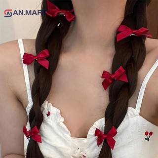 Bigdealssuper 4 Nơ Kẹp Tóc Bé Gái Nơ Nhỏ Barrettes Nữ Đơn Giản Mũ Kẹp Siêu