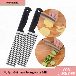 【COD】Dao Cắt Rau Củ Kiểu Sóng - Lưỡi Dao Sắc Bén - Thích Hợp Cho Các Món Ăn Sáng Tạo