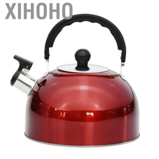 Xihoho Xihoho Phefop 3L Thép không gỉ huýt sáo Camping Trại đun nước nhỏ gọn Thiết kế nhỏ gọn phù hợp để đi bộ đường dài (màu xanh da trời)