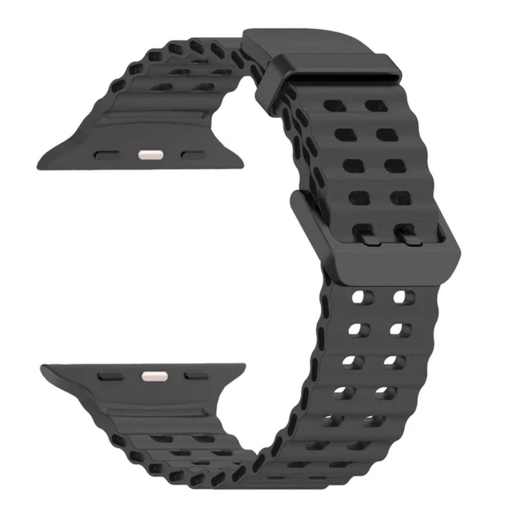 Dây đeo thở bằng silicon cho Apple Watch Series 11 / 10 46mm Ultra 3 / 2 / 1 49mm 9 8 7 6 5 4 SE 3 44mm 45mm 42mm