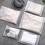 MiraLife SET 5 Túi zip lụa mờ đựng quần áo, mỹ phẩm, giày dép, vớ du lịch / Túi bảo quản quần áo vật dụng