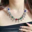 Thời Trung Cổ vintage Đính Kim Cương Bông Tai Hoa Vòng Cổ Phong Cách Retro Dân Tộc Phù Hợp Với Bộ Ánh Sáng Sang Trọng Cao Cấp Trang Sức 2026-6-11