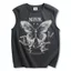 Áo Vest Nam Cổ Tròn Mỹ Retro Rời Graffiti In Hình Bướm Hợp Thời Trang Phù Hợp Với Áo Thun Thể Thao Rời Áo Thun