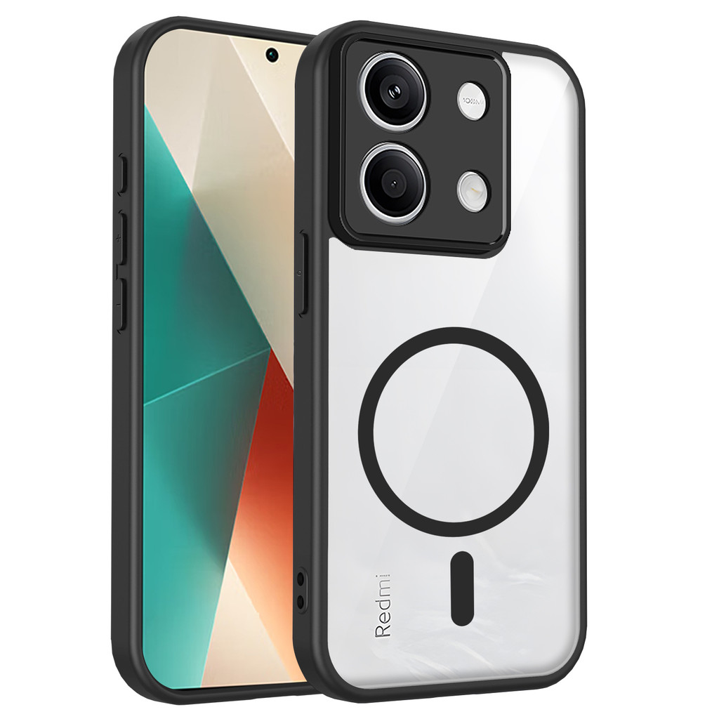 Ốp lưng Redmi Note 13 Pro 5G Vỏ từ tính trong suốt mờ cho Ốp điện thoại Redmi Note 13 4G