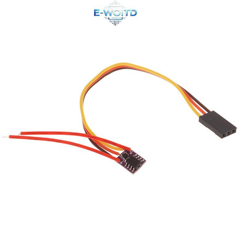 E-WOITD 1S 1.8A Dual Way Brushed ESC Bộ điều khiển tốc độ điện tử Động cơ cốc rỗng Mini Way Brushed cho DIY RC Model Máy bay ô tô E-WOITD