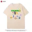 Pikmin PIKMIN4 Anime Hàng Hóa Ngắn Tay Nam Nữ Mùa Hè Cotton Nguyên Chất Rời Thả Vai Cặp Đôi Mặc Áo Thun Nửa Tay