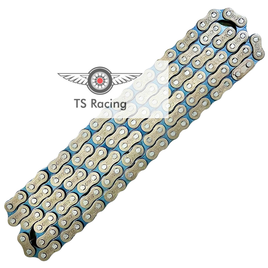 Sên xích lõi cuốn yellow - blue mắc sên màu vàng xanh 428-126L ( sên 9 ly )
