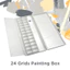Có Thể Gập Lại Màu Nước Bảng Màu Sơn Bảng Bảng Bảng Bảng Bảng Flip 24 Bảng Màu ZTZV