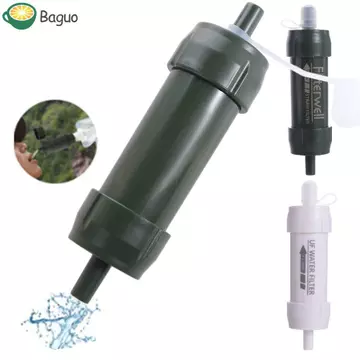 Bộ lọc nước lọc BAGUO, Máy lọc uống trực tiếp Ống hút nước Mini, Dụng cụ ngoài trời Sinh tồn TUP Máy nước uống cầm tay Ống hút đi bộ đường dài