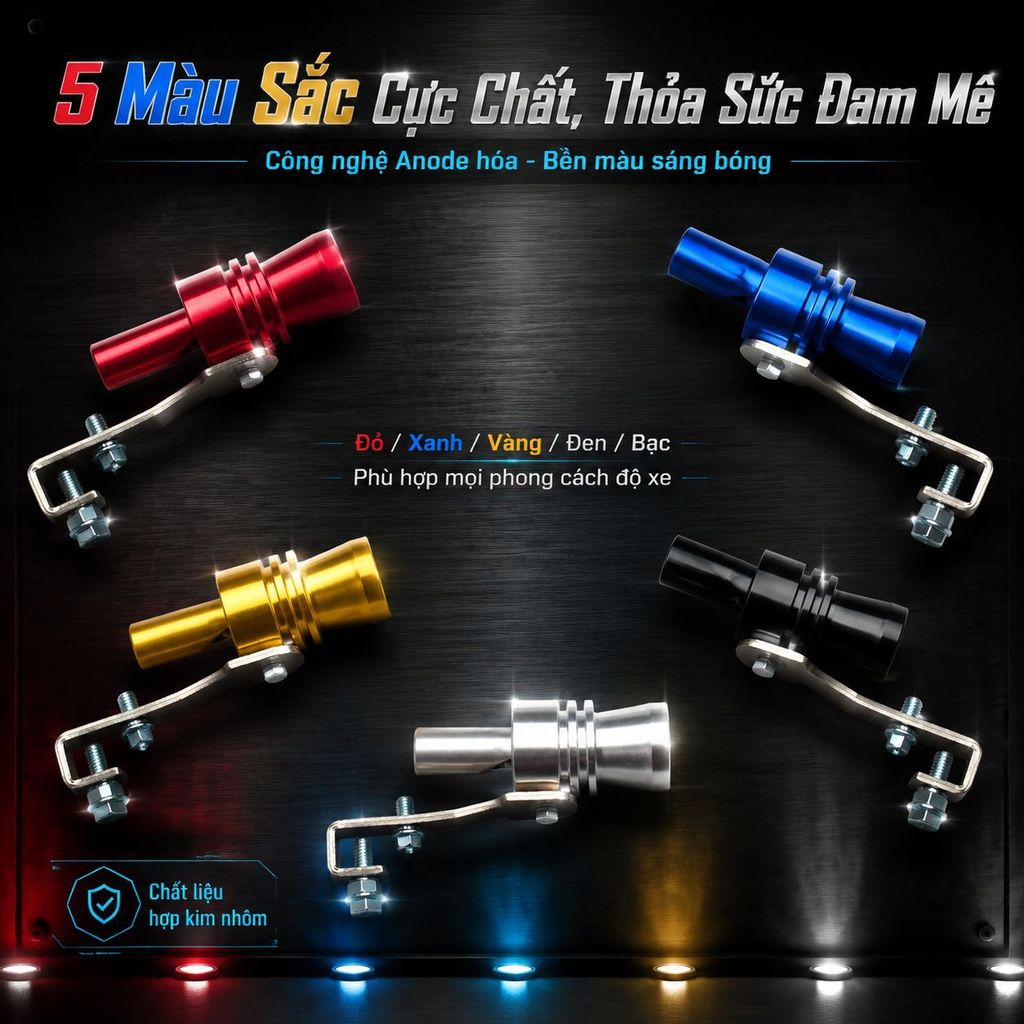 ⚡Ship Nhanh⚡Âm thanh turbo thật Còi xả ô tô | Mô phỏng tăng áp Bộ phát âm thanh xả | Thể thao mạnh mẽ Còi turbo xe máy