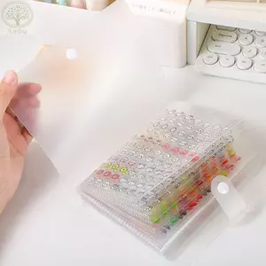 Sách lưu trữ nhãn dán AMBU, Album dán móng tay 32 / 60 khe trong suốt, Kích thước ảnh rỗng bền bỉ Album ảnh trống Nghệ thuật làm móng