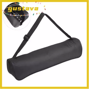 Túi đựng chân máy GUSTAVA, Túi cầm tay màu đen di động, có dây đeo bằng vải (40-84cm) Túi đựng chân máy đứng