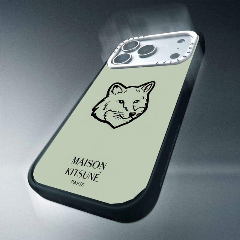 CASECASE X Fox Head Mềm Bạc Hà Ốp Lưng Máy Ảnh Màu Trắng Vòng Phiên Bản Mờ Đen Cứng Hút Từ Tính Tác Động Dành Cho Apple IPhone 13 14 15 16 17 Pro Max Air Plus Có Hộp
