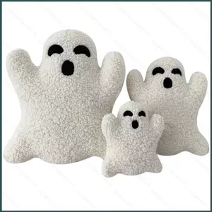 YT4 40cm Halloween Ma Sang Trọng Búp Bê Quà Tặng Cho Trẻ Em Ném Gối Trang Trí Nhà Đệm Trắng Ma Đồ Chơi Nhồi Bông Cho Trẻ Em