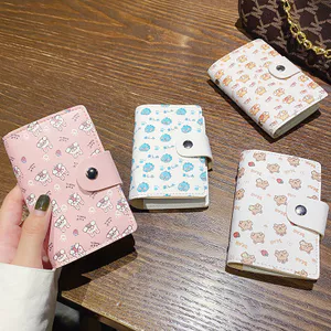 Nam Nữ Chống Trộm Bàn Chải Che Chắn Nhỏ Dễ Thương Đựng Thẻ Ví Bằng Lái Xe Chống Từ Tính Dung Tích Lớn Đựng Thẻ Ngân Hàng 6.18 VA41