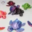 HFTOY 3D In Hình Rùa Các Bức Tượng Nhỏ Di Chuyển Khớp Bộ Sưu Tập Sáng Tạo Để Bàn Trang Trí Đồ Trang Trí Ngày Lễ Quà Tặng ~