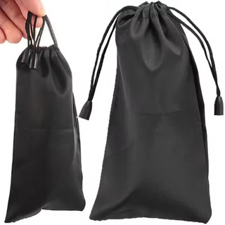 Túi đựng kính râm chống nước di động - Túi dây rút kính chống bụi màu đen