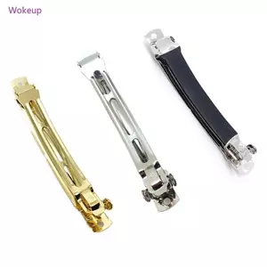 Woke 6 7 8 10cm Kẹp Tóc Mùa Xuân DIY Kim Loại Barrette Tự Động Mùa Xuân Kẹp Tóc Trống Chiều Rộng Thiết Lập Cho DIY