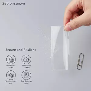# HB # 10 Cái Trong Suốt Tự Dính Kệ Đựng Nhãn Nhựa PVC Linh Hoạt Nhà Thơ Cho Trẻ Em Hộp Đồ Chơi DIY Sắp Xếp.