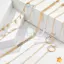 Vòng tay Tocona Bohemian Gold sel dành cho nữ Trang sức Boho Hạt hình học mới