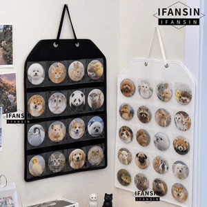 Bộ sắp xếp lưu trữ treo ICONSIN, Giá trưng bày treo tường bền bỉ dung tích lớn, ngăn chia ngăn tiết kiệm không gian Huy hiệu Pin bảo vệ Anime Hàng hóa tổ chức