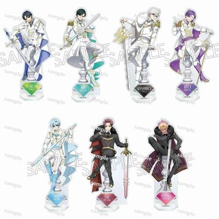 Standee Blue Lock Mô hình Mica Acrylic Anime Isagi Nagi Rin Sae Reo Hiori Ryusei Trang trí Bàn học Quà tặng