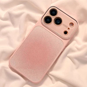 Vỏ máy ảnh Acrylic lấp lánh Vỏ điện thoại cho iPhone 17 Pro Max 16 15 14 Vỏ bảo vệ chống sốc