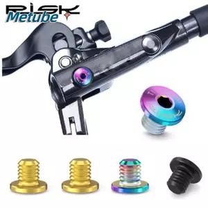 METUBE 2 Cái / 4 Vít Thủy Lực Dầu, Vít Xe Đạp 4 Màu Hợp Kim Titan, Vít Tích Hợp Riêng Biệt Phụ Kiện Đi Xe Đạp Ngoài Trời