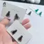 2 Đôi Bông Tai Bay Mô Phỏng Mini Sáng Tạo Cá Tính Dành Cho Nam Nữ Ngộ nghĩnh Trừu Tượng Niche Trang Sức Phụ Kiện Quà Tặng Cặp Đôi Mới