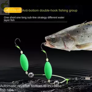 ROLY 1 Máy Câu Cá Tóc Móc, Thiết Bị Chống Đáy Cá Chép Móc Câu Cá, Nóng Pesca Size3 # -13 # Sẵn Sàng Cá Chép Giàn Câu Cá Dụ Câu Cá