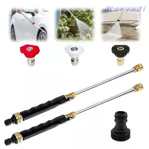 Máy rửa điện vòi phun phản lực WANYEDI, di động với 3 máy rửa áp suất cao, đầu nối nhanh bền bỉ Máy rửa điện Hydro Jet áp suất cao cho vòi tưới vườn
