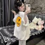 Đầm Quả Bí Tay Chun Mặt Vàng KCloset Áo Váy Cotton Mềm Mịn Mát NA173
