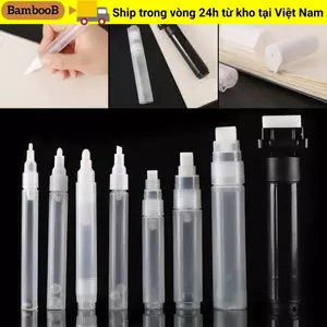 Phụ kiện bút sơn BAMBOOB Văn phòng phẩm Bút đánh dấu phấn dạng lỏng trong suốt bằng nhựa