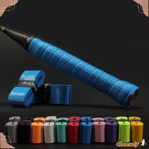 Băng hấp thụ mồ hôi CHEESELY, Băng khăn vợt cầu lông bền chống trượt, Kẹp khăn Tennis sợi nhỏ dày chất lượng cao