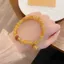 Làm Giàu Nuốt Vàng Quái Vật Vòng Tay Nữ Benming Năm Wenwan Tiền May Mắn Pixiu Giả Citrine Năm Yếu Tố Bổ Sung Vòng Tay Pha Lê 6.2