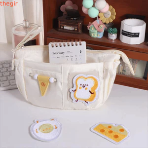 THEGIRL8B Hộp Đựng Bút Chì Dung Tích Lớn, Hộp Đựng Bút Chì Thêu Thẩm Mỹ DIY, Túi Đựng Bút Chì Dây Kéo Sáng Tạo Di Động Văn Phòng Phẩm Túi Bảo Quản Sinh Viên