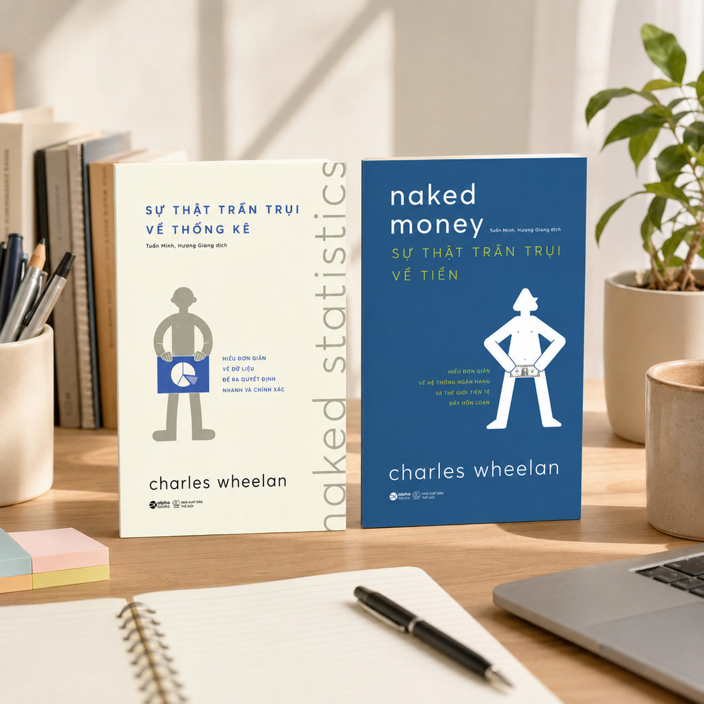 Sách - Naked Stastistics - Sự Thật Trần Trụi Về Thống kê + Naked Money - Sự Thật Trần Trụi Về Tiền