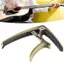 Guansfs Capo Guitar điện Acoustic Bộ kích hoạt kim loại cường độ cao để biểu diễn Nghệ sĩ guitar dễ vận hành (Bạc)