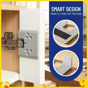 Bản Lề Định Vị Mảnh Qui Tủ Công Cụ Lắp Đặt Cửa Có Thể Điều Chỉnh Hướng Dẫn Cho DIY Woodworker Nhà Bếp Tủ Sửa Chữa