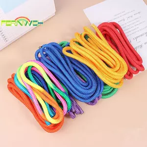 Dây nhảy thể thao nghệ thuật màu cầu vồng, dụng cụ tập luyện thể dục nhịp điệu đa năng [MỚI]