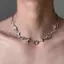 AqToCna Thép Titan Đinh Tán Choker Dành Cho Người Phụ Nữ Punk Cổ Kim Loại Nelace Sang Trọng Hip Hop Trang Sức Đường Phố Unisex Phụ Kiện Bán Buôn AqToCna