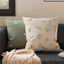 Gối tựa sofa hoa kiểu Pháp kèm ruột nhung mềm khóa kéo ẩn tháo giặt được trang trí phòng khách phòng ngủ decor nhà xinh