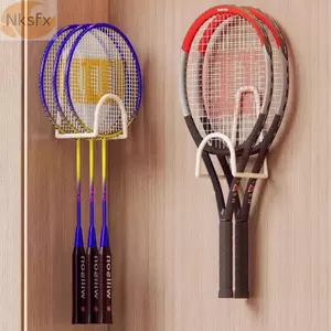Giá Vợt Cầu Lông NKSFX, Kệ Vợt Tennis Miễn Phí Treo Tường, Vợt Pickleball Dính Kim Loại Bền Đẹp Giá Treo Tường Cho Cầu Lông / Tennis / Pickleball