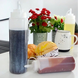 Bình nhựa đựng sốt, sữa đặc dung tích 1Lít