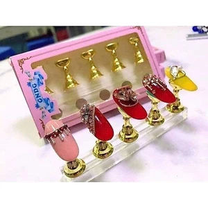 chân đế nhựa gắn nailbox, 5 chân gắn móng dễ dàng