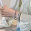 Quả mâm xôi Bong Bóng Kính Giả Thanh Tròn Phong Cách Dày Jingle Vòng Tay Xiaohongshu Phụ Kiện Cổ Cấm Bước Một Bước Một Vòng Tay 6.24