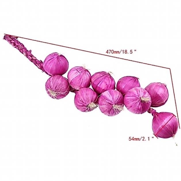 Dây hành tỏi ớt, lạc trang trí (củ quả giả)