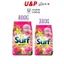 Bột giặt Surf Hương nước xả gói 380g và 800g